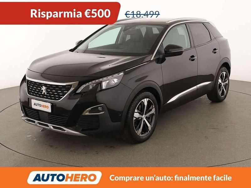 Usata Peugeot 3008 Allure 131 CV (96 kW) 2018 Nero SUV