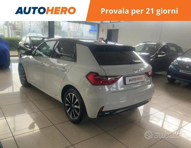 Usata Audi A1 95 CV (69 kW) 2022 Bianco Berlina