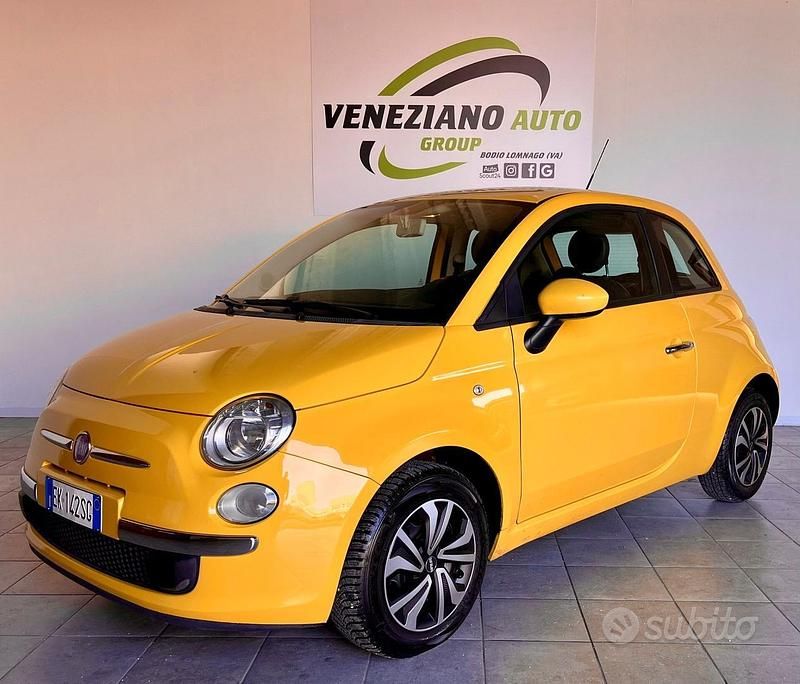 Usata Fiat 500 Pop 69 CV (50 kW) 2009 Giallo Cabrio