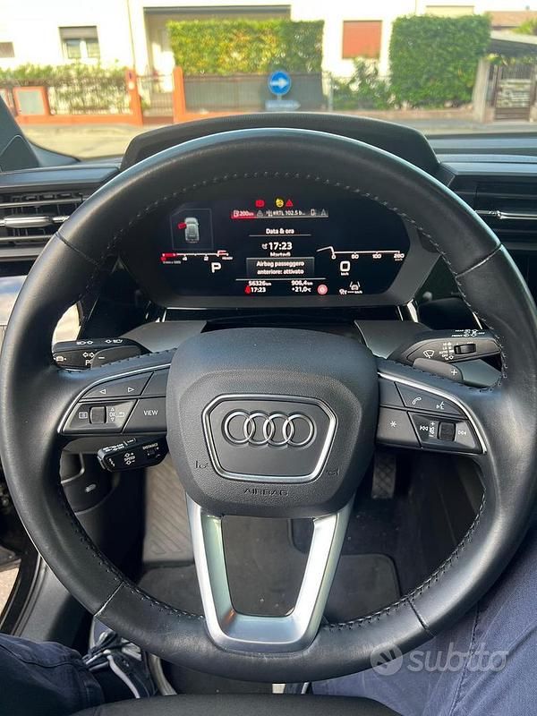 Usata Audi A3 150 CV (110 kW) 2020 Nero Berlina