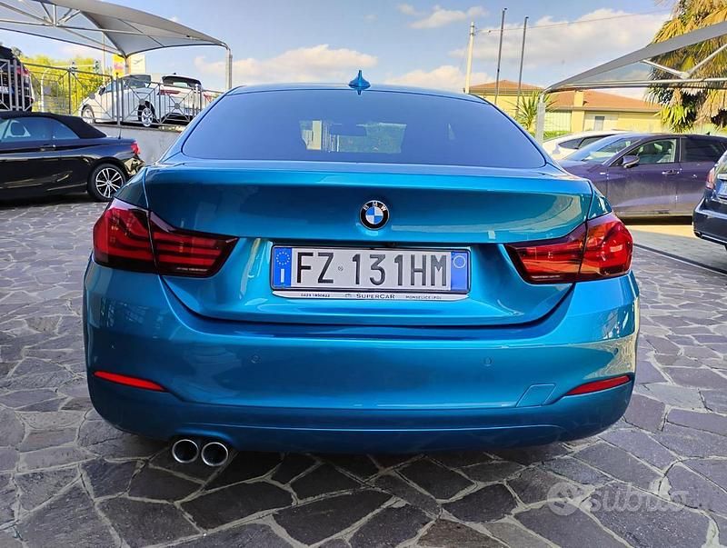Usata BMW 420 190 CV (139 kW) 2019 Blu Coupé