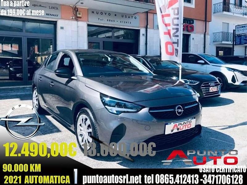 Antracite Usata 2021 Opel Corsa Edition Tre volumi | 12.490 € (Buon prezzo) - Immagine 1/4