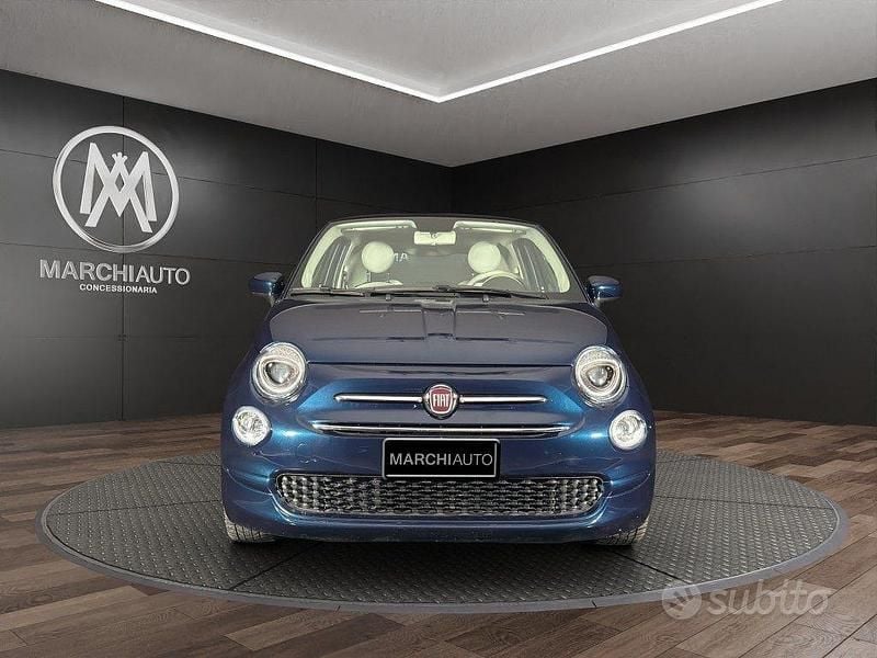 Usata Fiat 500 Lounge 69 CV (50 kW) 2019 Blu Utilitaria