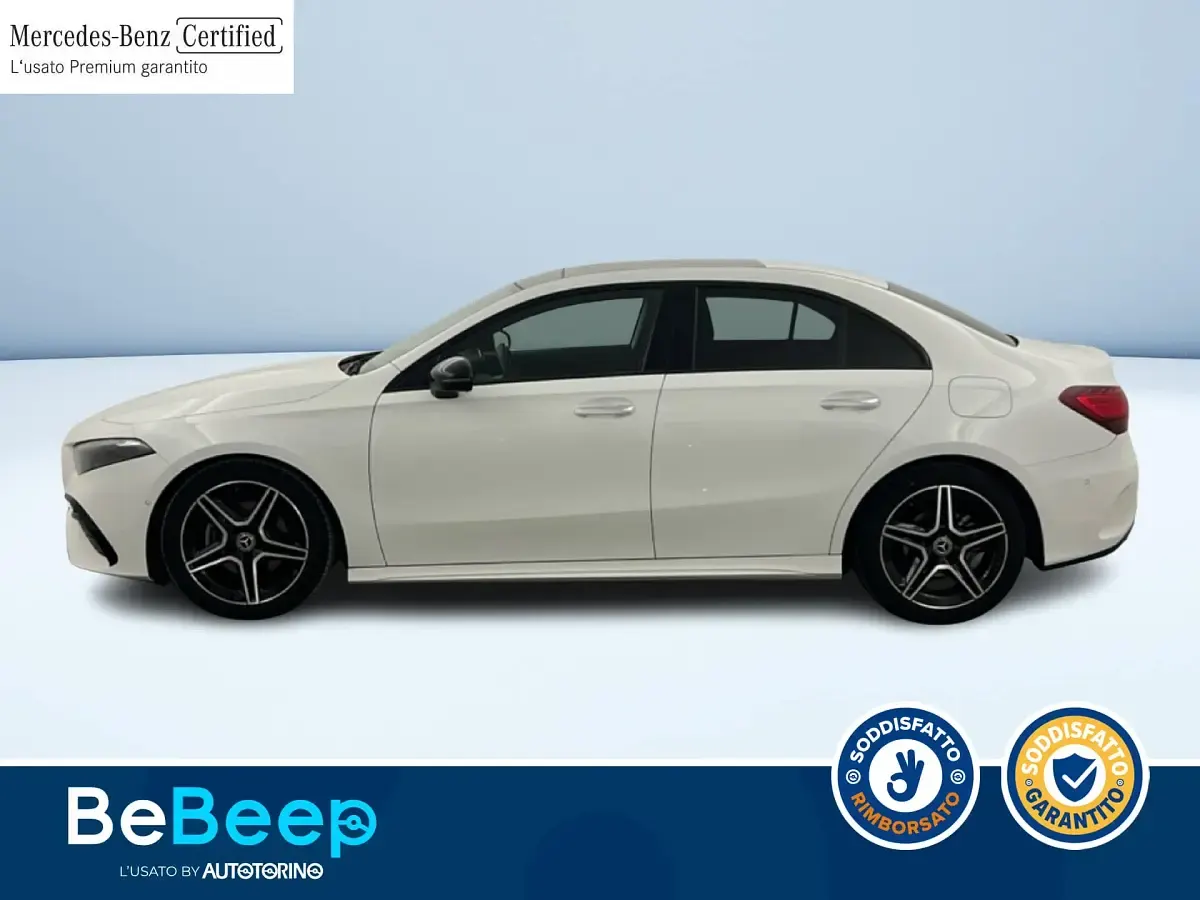 Usata Mercedes A180 Advanced Plus 116 CV (85 kW) 2023 Bianco pastello Berlina