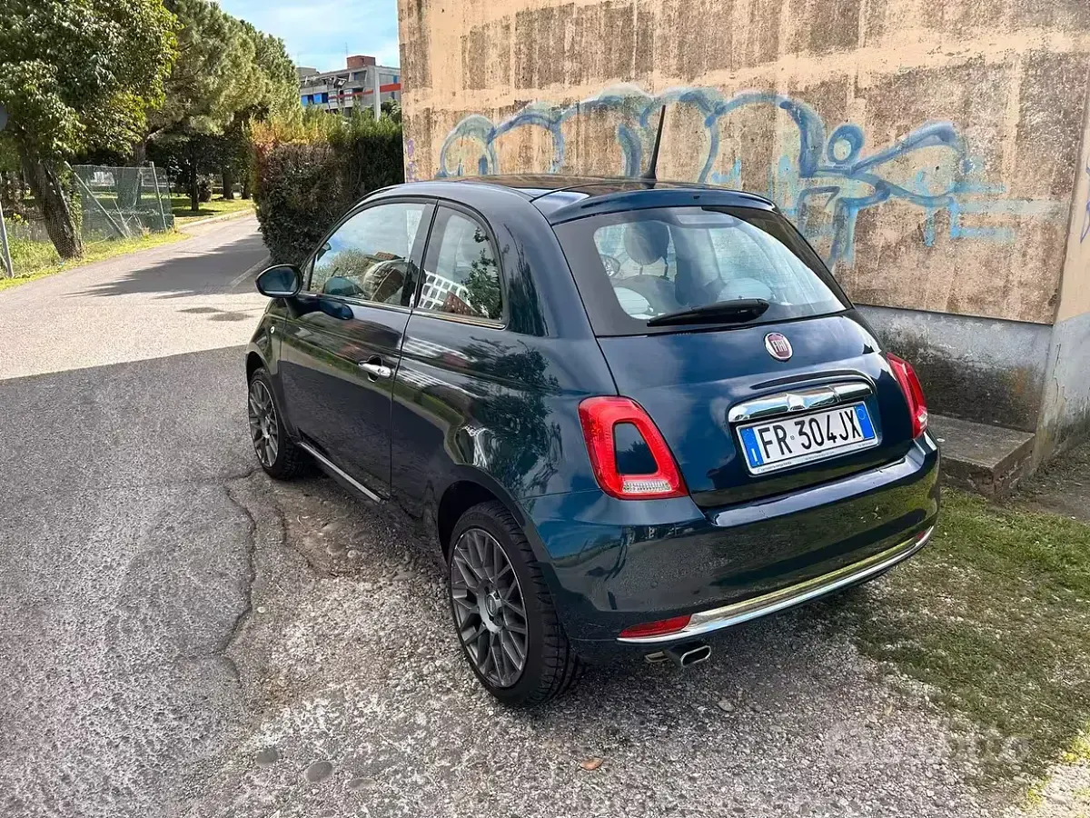 Usata Fiat 500 69 CV (50 kW) 2018 Bluazzurro Berlina