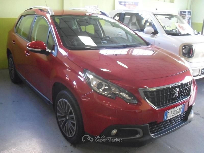 Rosso Usata 2017 Peugeot 2008 Active SUV | 8950 € (Buon prezzo) - Immagine 1/4