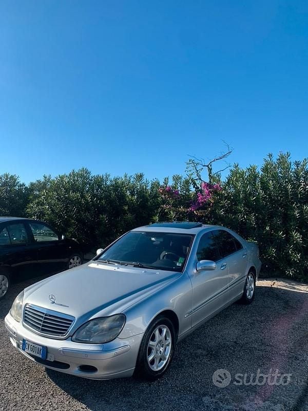 Usata Mercedes S320 204 CV (150 kW) 2001 Grigio Berlina