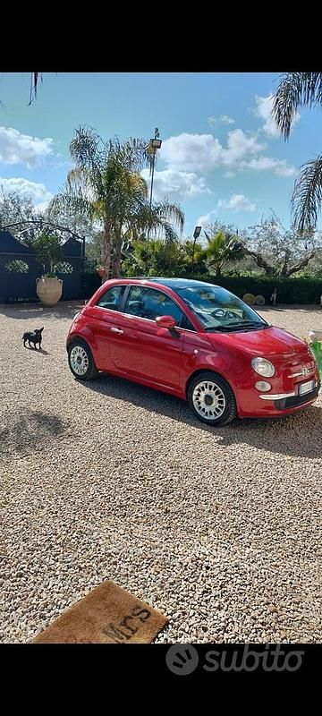 Usata Fiat 500 2009 Rosso Berlina