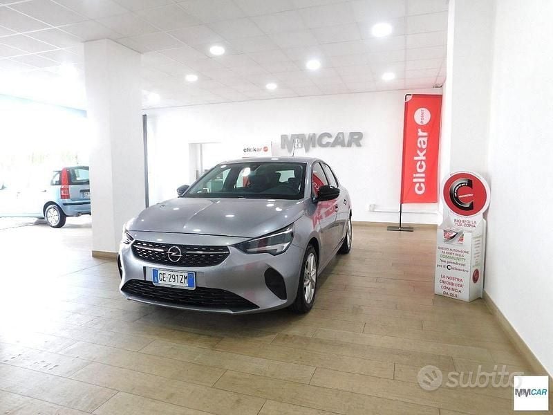 Usata Opel Corsa Elegance 75 CV (55 kW) 2021 Grigio chiaro Utilitaria