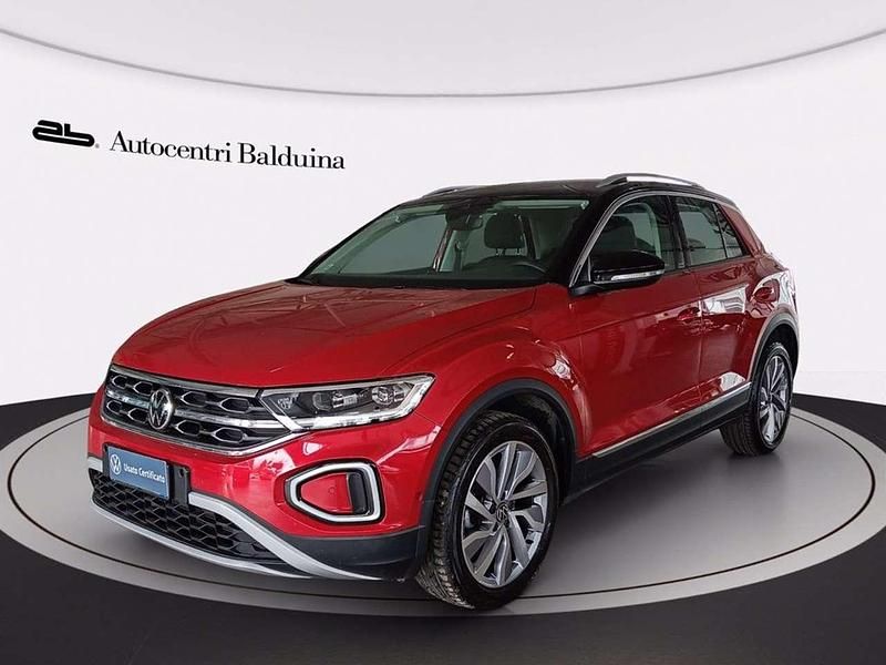 Rosso met tetto nero Usata 2022 VW T-Roc Style SUV | 21.500 € (Ottimo prezzo) - Immagine 1/4