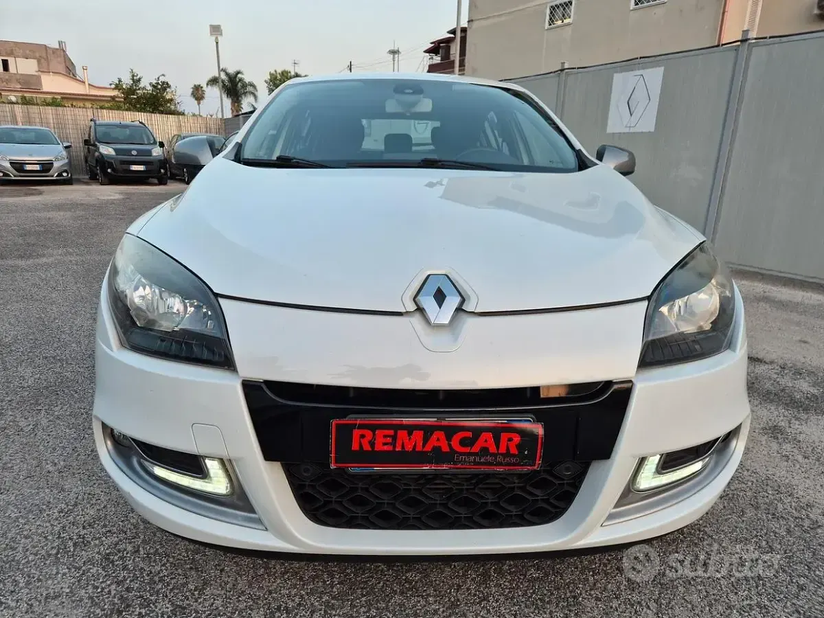 Usata Renault Mégane GT Line GT-Line 110 CV (80 kW) 2014 Bianco Berlina