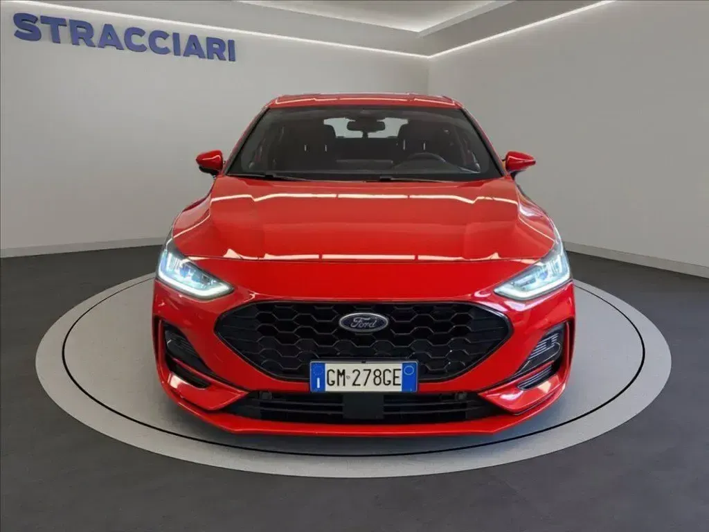Usata Ford Focus ST-Line X 125 CV (91 kW) 2023 Rosso metallizzato Berlina