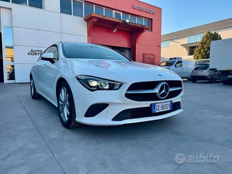 Usata Mercedes CLA200 Executive 149 CV (109 kW) 2021 Bianco Coupé