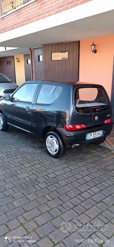 Usata Fiat 600 2001 Nero Utilitaria