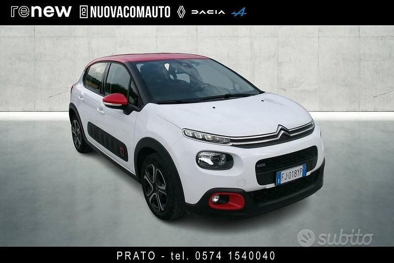 Usata Citroën C3 PureTech 82 CV (60 kW) 2017 Bianco Berlina