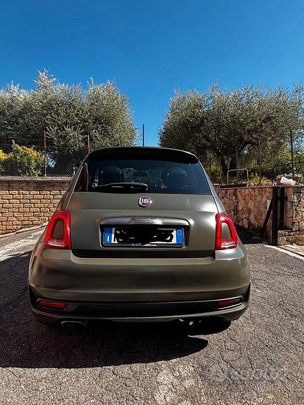 Usata Fiat 500 69 CV (50 kW) 2017 Verde Berlina
