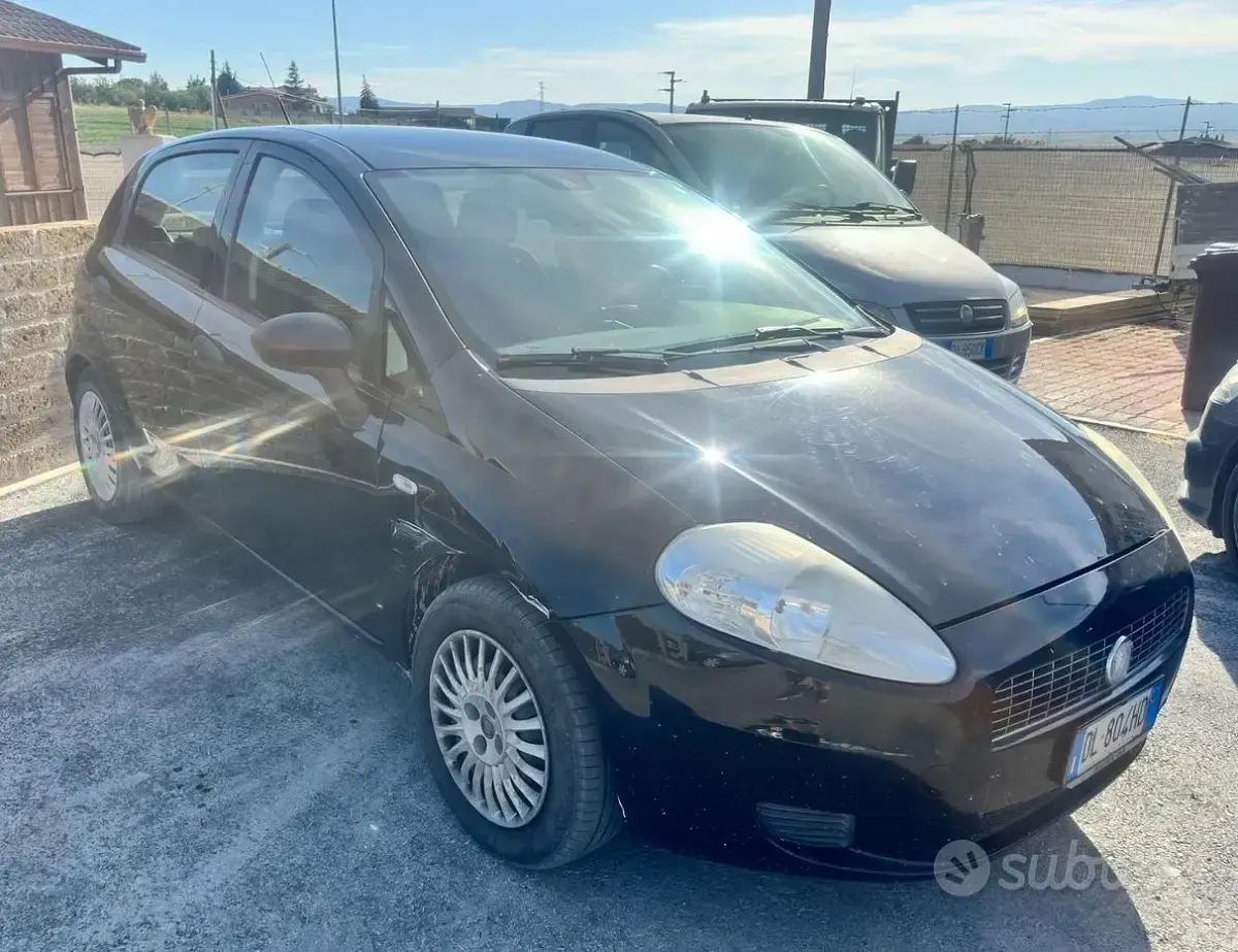 Usata Fiat Grande Punto 60 CV (44 kW) 2008 Nero Utilitaria