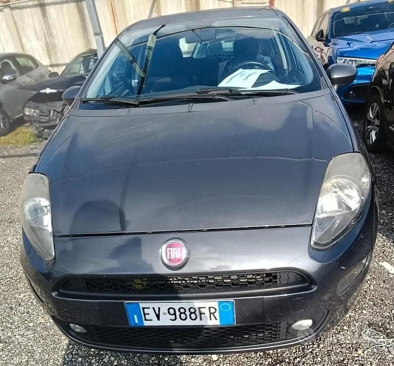 Usata Fiat Punto Lounge 77 CV (56 kW) 2014 Grigio Utilitaria