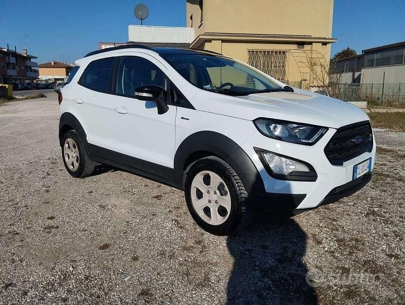 Usata Ford Ecosport Active 125 CV (91 kW) 2022 Frozen white pastello SUV