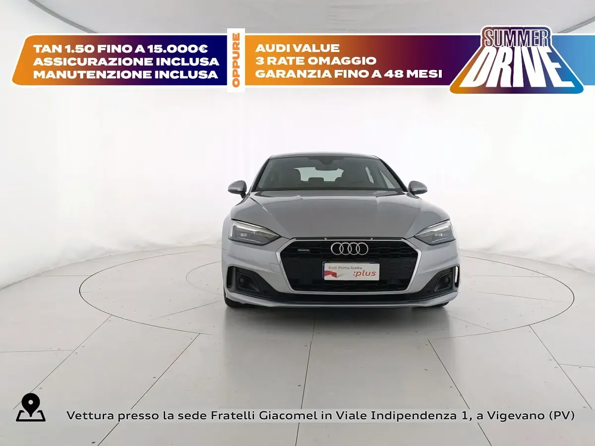 Usata Audi A5 Sportback Business 204 CV (150 kW) 2020 Grigio Utilitaria