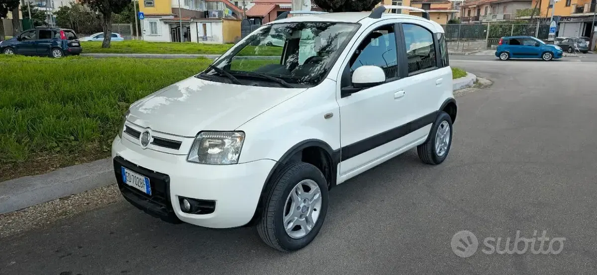 Usata Fiat Panda 4x4 Climbing 69 CV (50 kW) 2010 Bianco Utilitaria