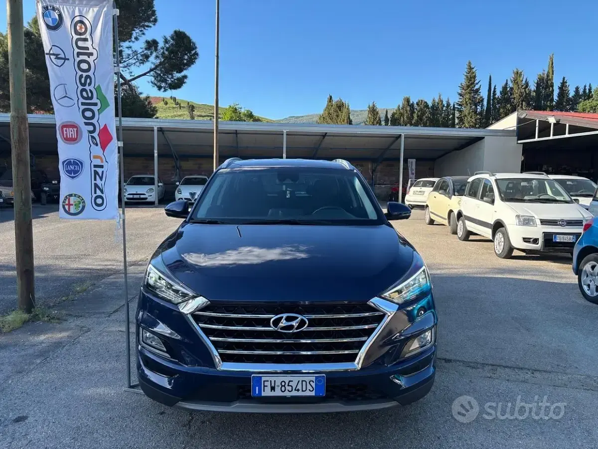 Käytetty Hyundai Tucson 136 HP (100 kW) 2019 Sininen Katumaasturi