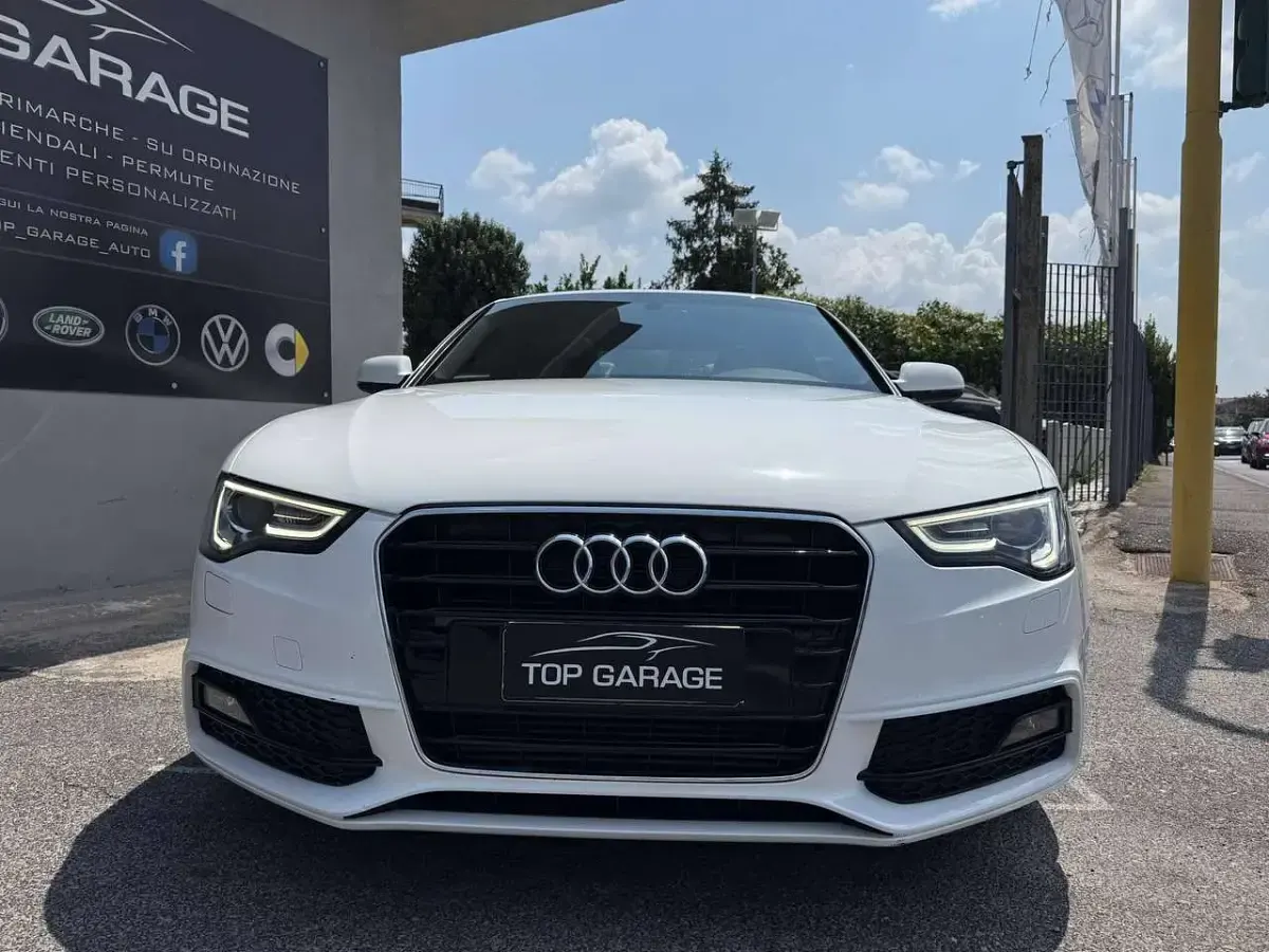 Usata Audi A5 S-Line 177 CV (130 kW) 2014 Bianco Coupé