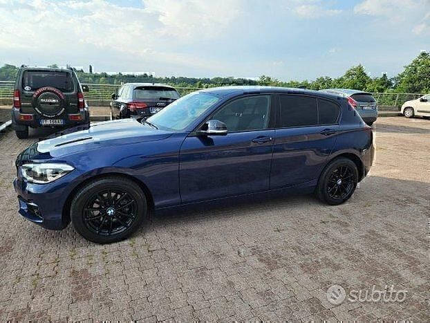Usata BMW 116 Sport Line 116 CV (85 kW) 2019 Blu Utilitaria