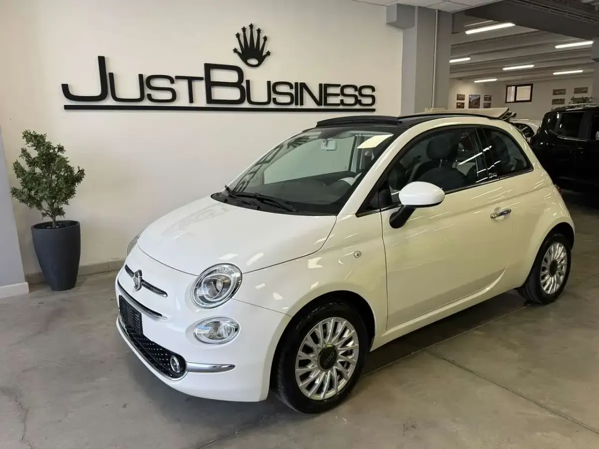 Usata Fiat 500C 69 CV (50 kW) 2021 Bianco perla Cabrio