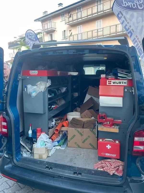 Usata VW Transporter 149 CV (109 kW) 2016 Blu Furgone