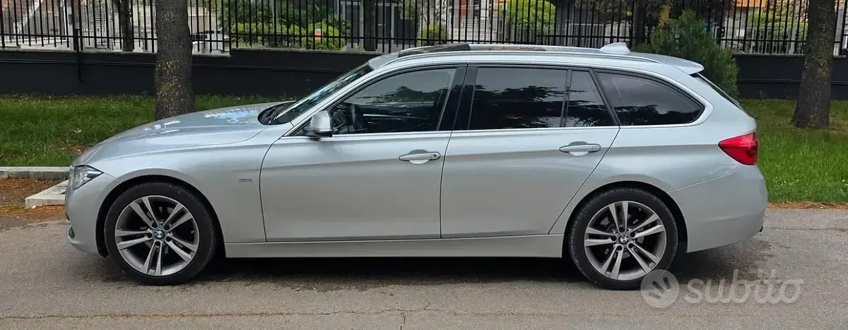 Usata BMW 318 Sport Line 150 CV (110 kW) 2016 Grigio Station wagon