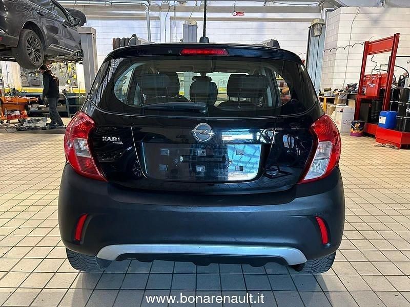 Usata Opel Karl Rocks 73 CV (53 kW) 2018 Nero Utilitaria