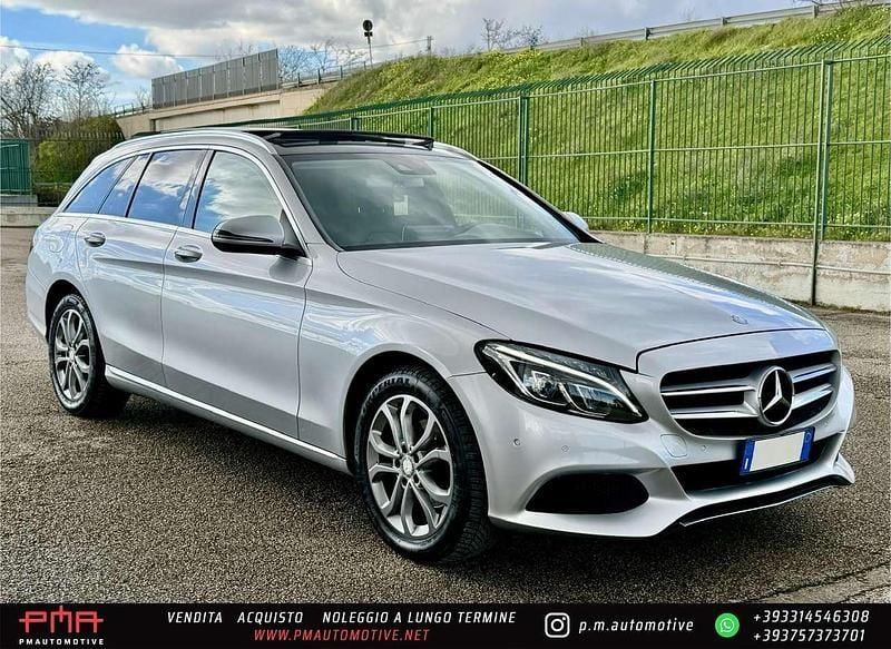 Usata Mercedes C200 136 CV (100 kW) 2016 Argento Station wagon