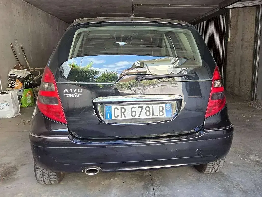 Usata Mercedes A170 Avantgarde 116 CV (85 kW) 2004 Nero Monovolume
