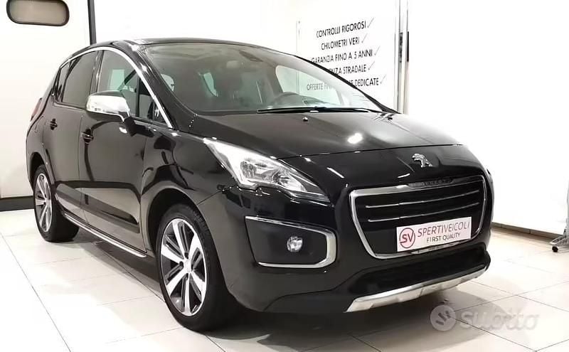 Usata Peugeot 3008 Allure 120 CV (88 kW) 2016 Nero SUV