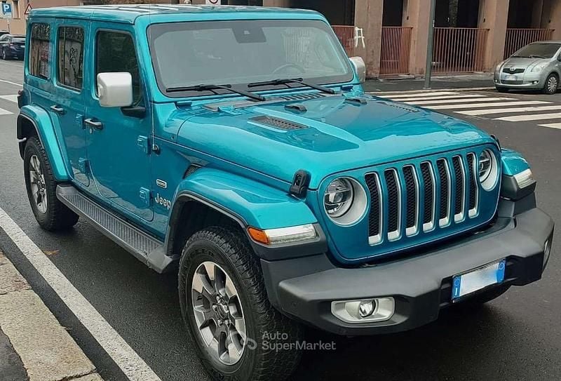 Usata Jeep Wrangler Overland 272 CV (200 kW) 2021 Blu SUV