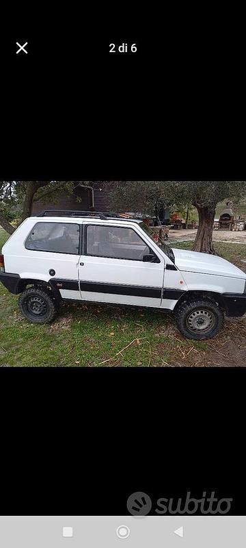 Usata Fiat Panda 4x4 1989 Bianco Utilitaria