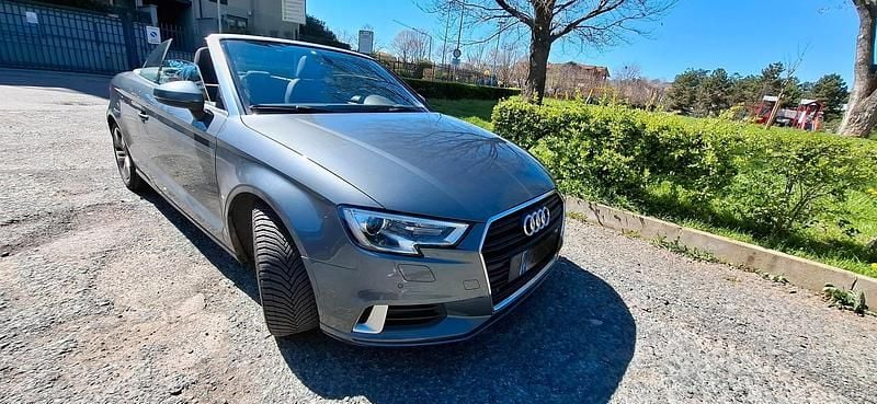 Usata Audi A3 Cabriolet Sport 150 CV (110 kW) 2017 Grigio Cabrio