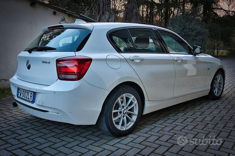 Usata BMW 118 M Sport 143 CV (105 kW) 2013 Bianco Utilitaria