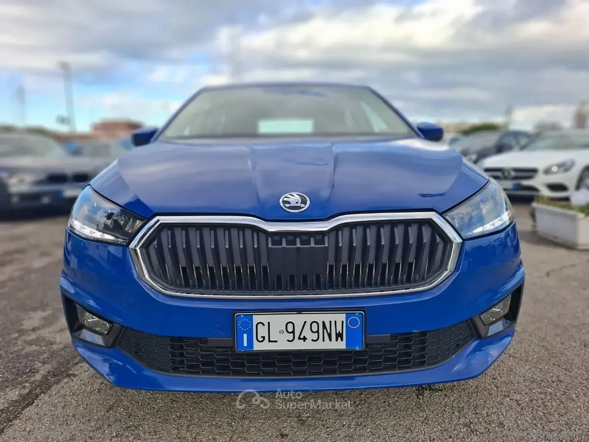Usata Skoda Fabia Ambition 80 CV (58 kW) 2023 Blu Utilitaria
