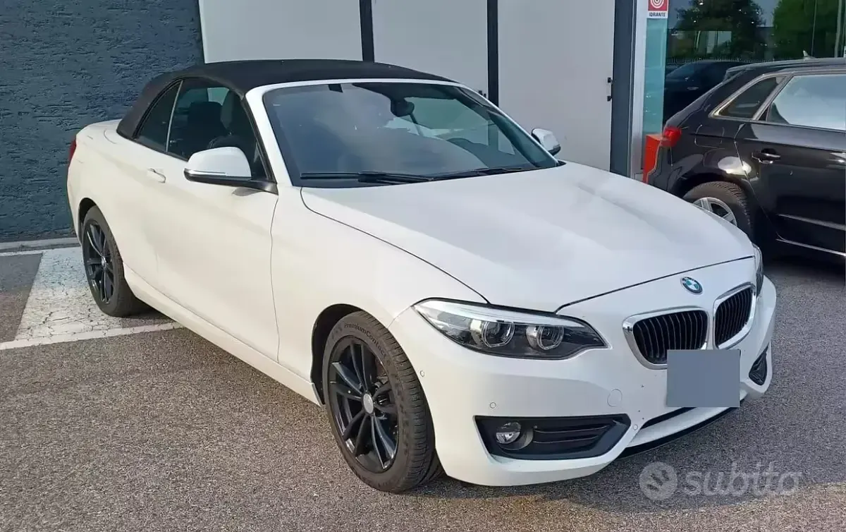 Usata BMW 220 184 CV (135 kW) 2020 Bianco Cabrio