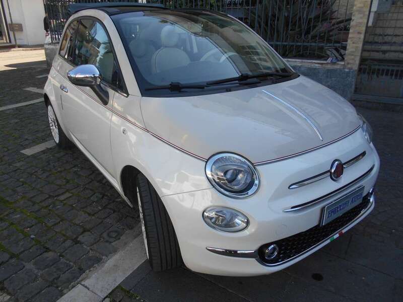 Usata Fiat 500C 69 CV (50 kW) 2017 Bianco Cabrio