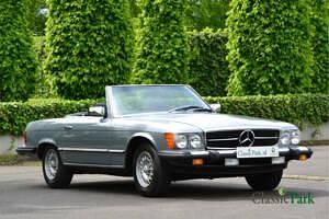Usata Mercedes SL380 218 CV (160 kW) 1983 Blu Cabrio