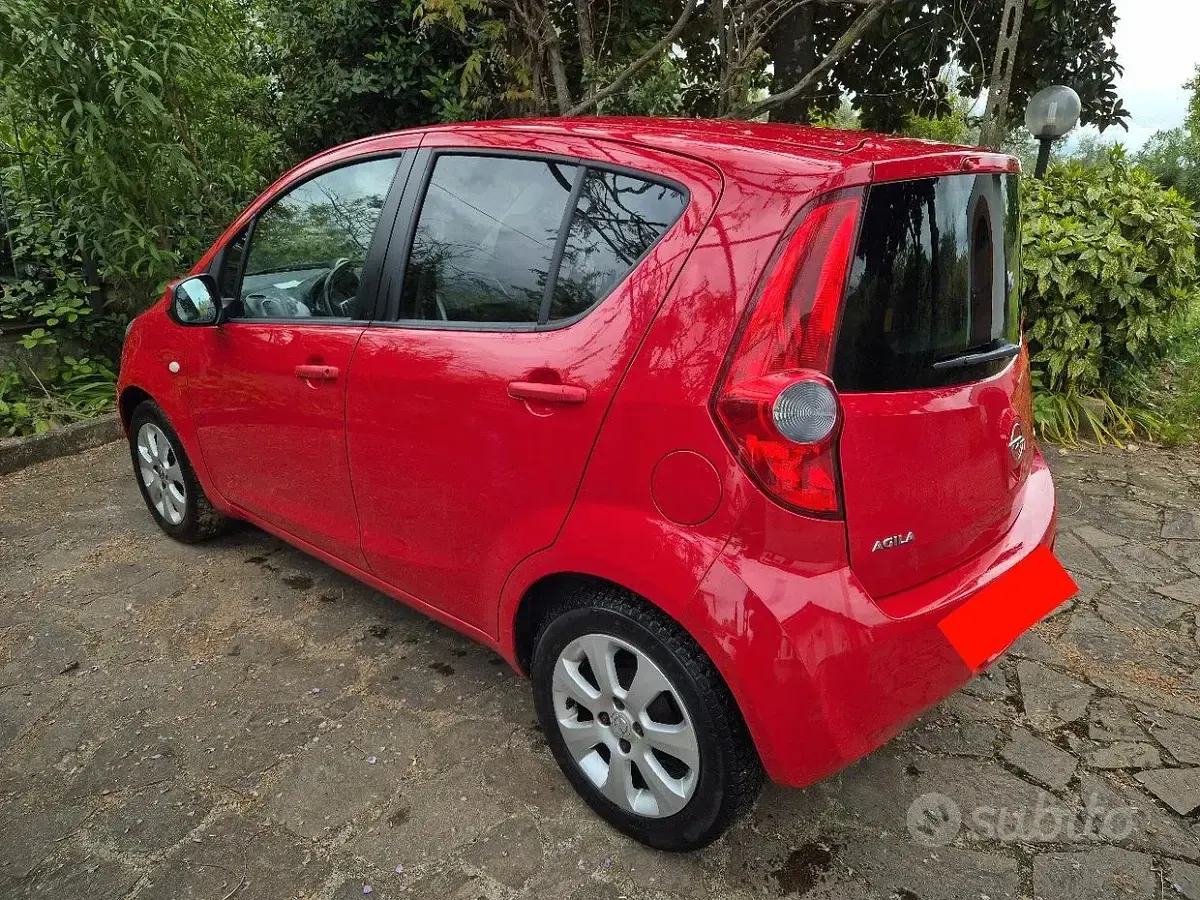 Usata Opel Agila 2009 Rosso Utilitaria