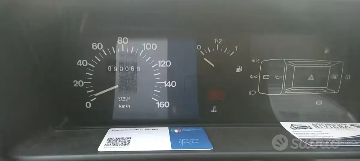 Usata Fiat Panda Young 34 CV (25 kW) 1990 Bluazzurro Utilitaria
