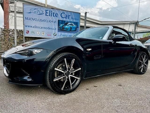 Usata Mazda MX5 Exceed 131 CV (96 kW) 2016 Nero Cabrio