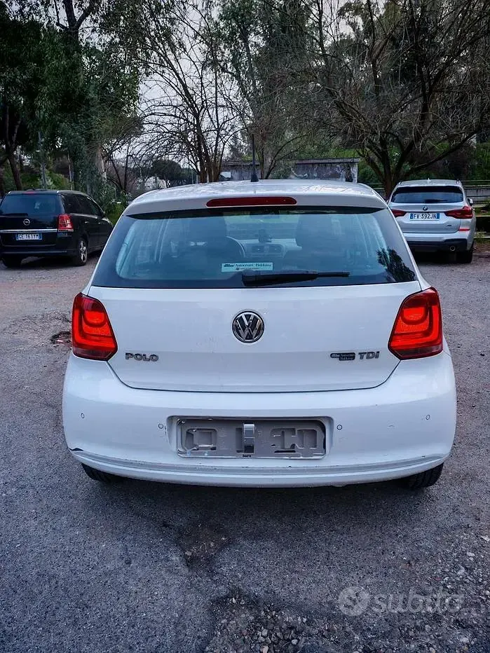 Usata VW Polo 75 CV (55 kW) 2013 Bianco Utilitaria