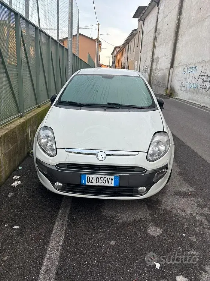 Usata Fiat Punto Evo 75 CV (55 kW) 2010 Bianco Utilitaria