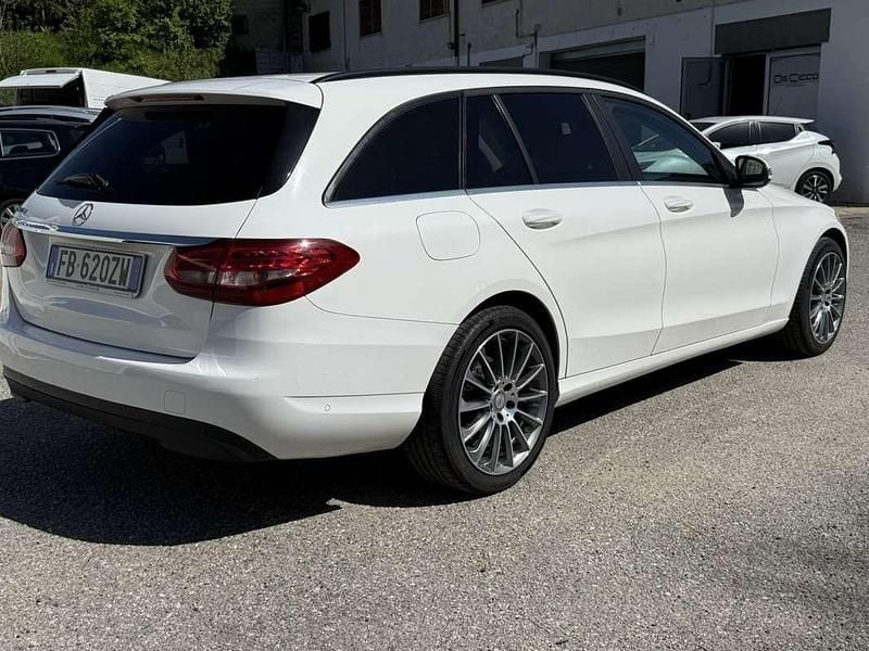 Usata Mercedes C200 Premium Plus 136 CV (100 kW) 2016 Bianco Station wagon
