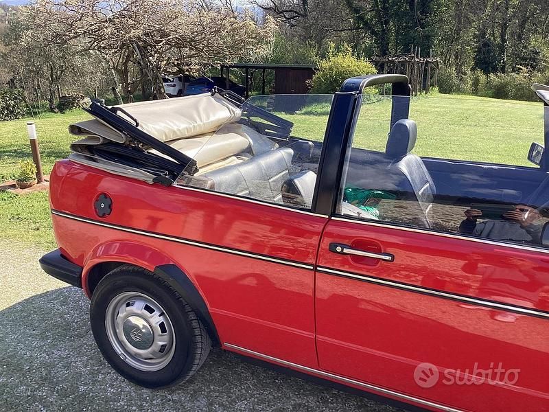 Usata VW Golf Cabriolet 1981 Rosso Cabrio